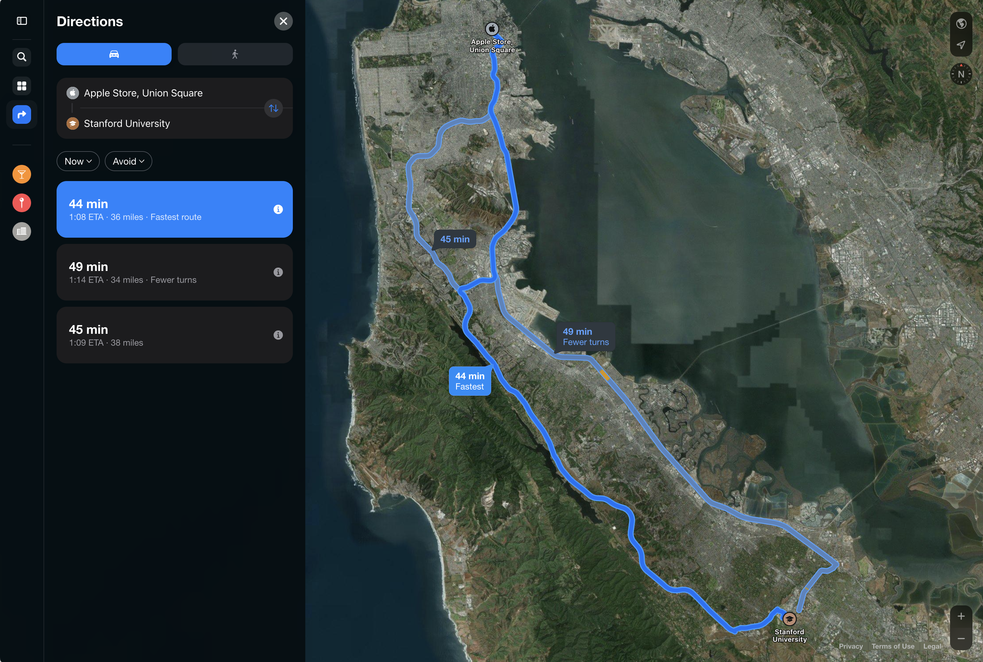 Mapas de maçã para web beta media 4