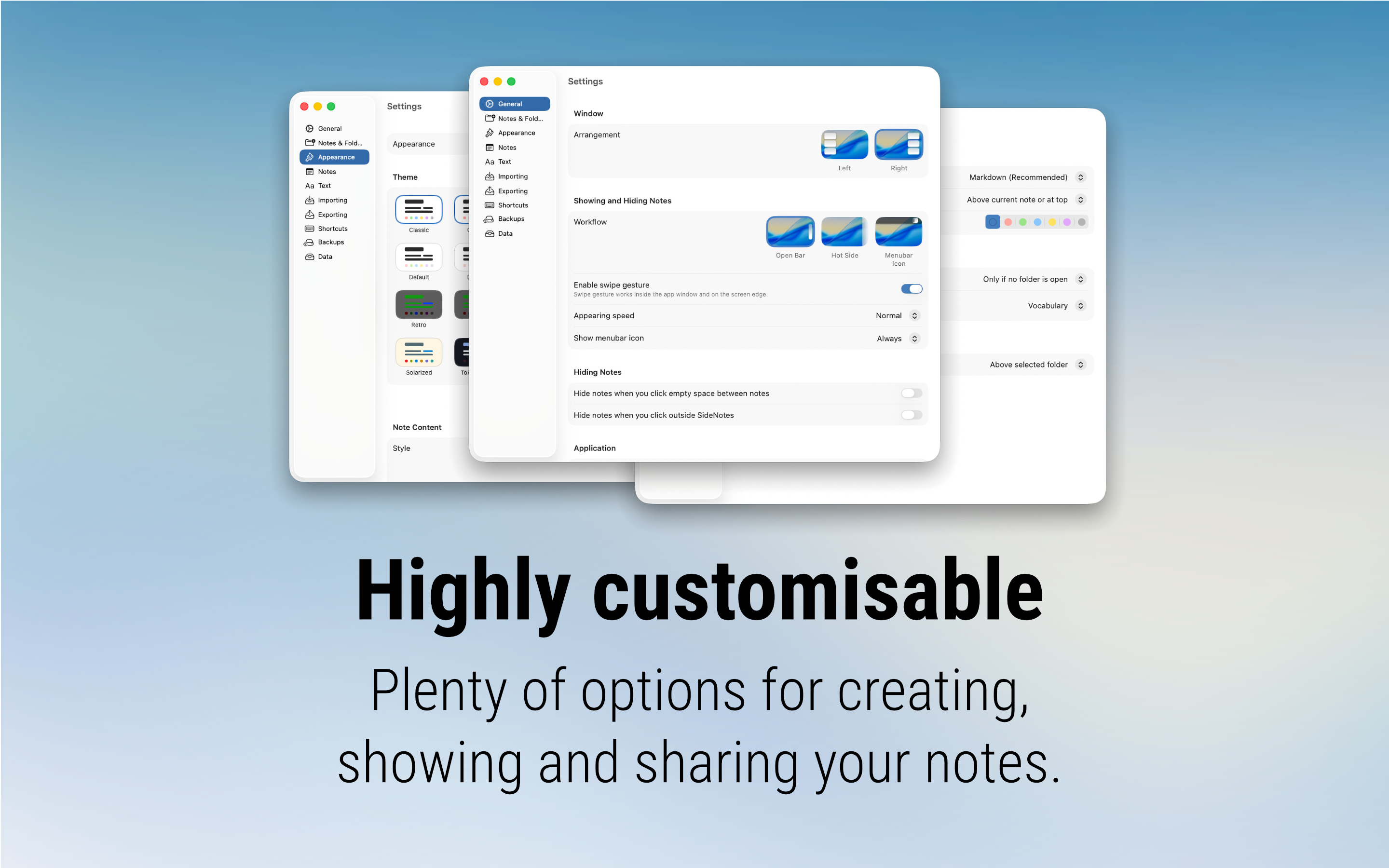SideNotes gallery image