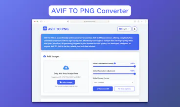 AVIF TO PNG Converter gallery image