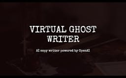 Virtual Ghost Writer media 1