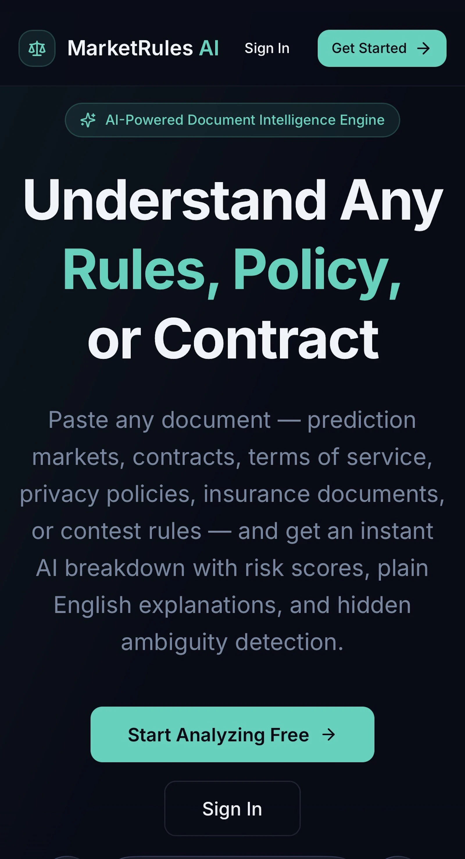 MarketRules AI screenshot 3