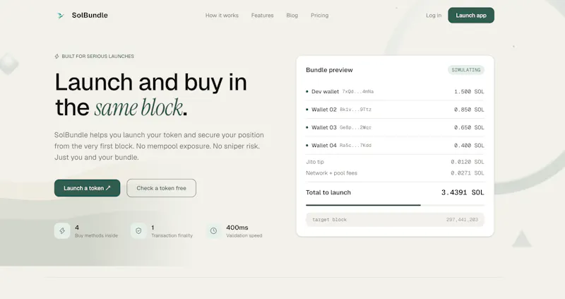 SolBundle screenshot 2
