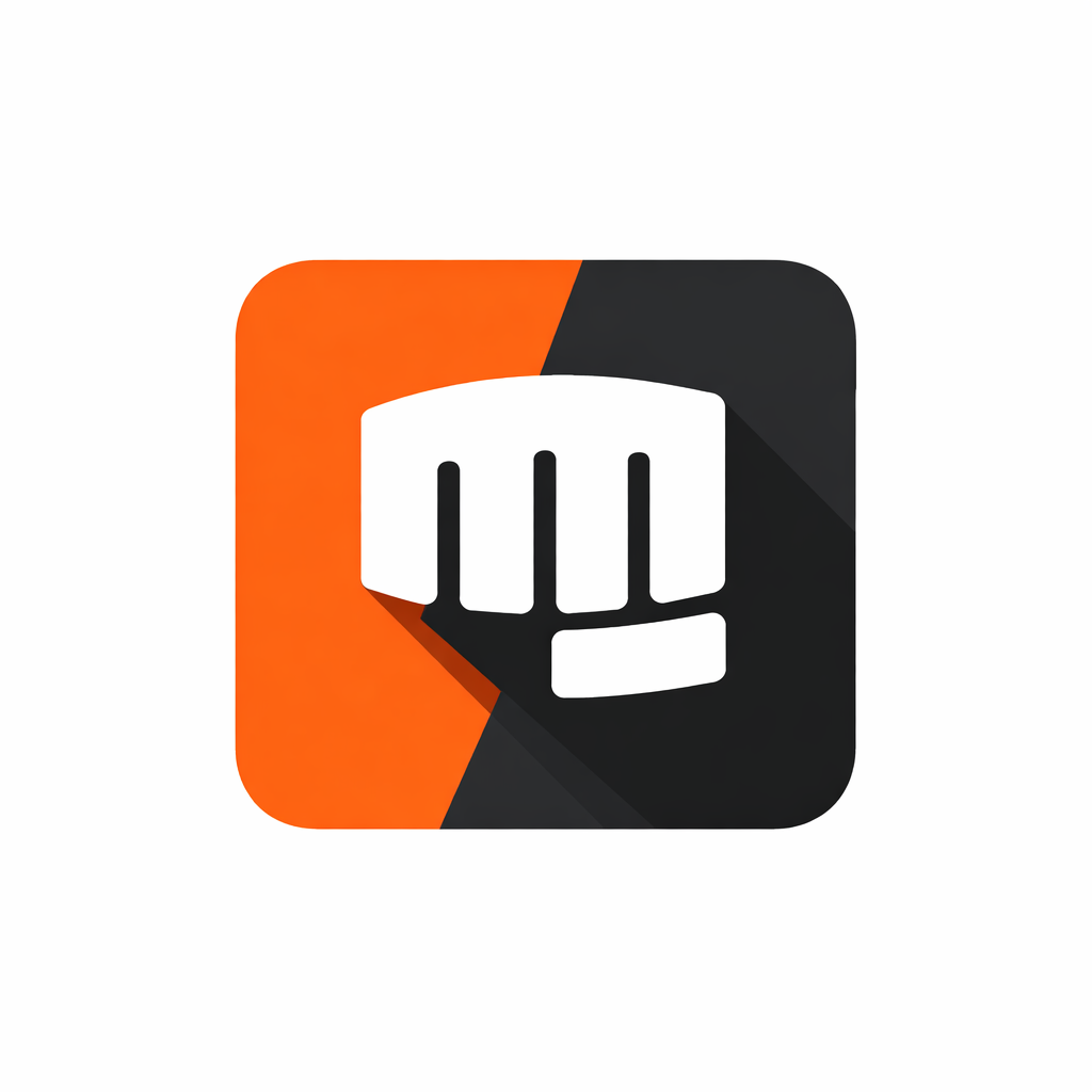 PunchIt — Vibe Coding for Newbies - Product Hunt launch logo and brand identity