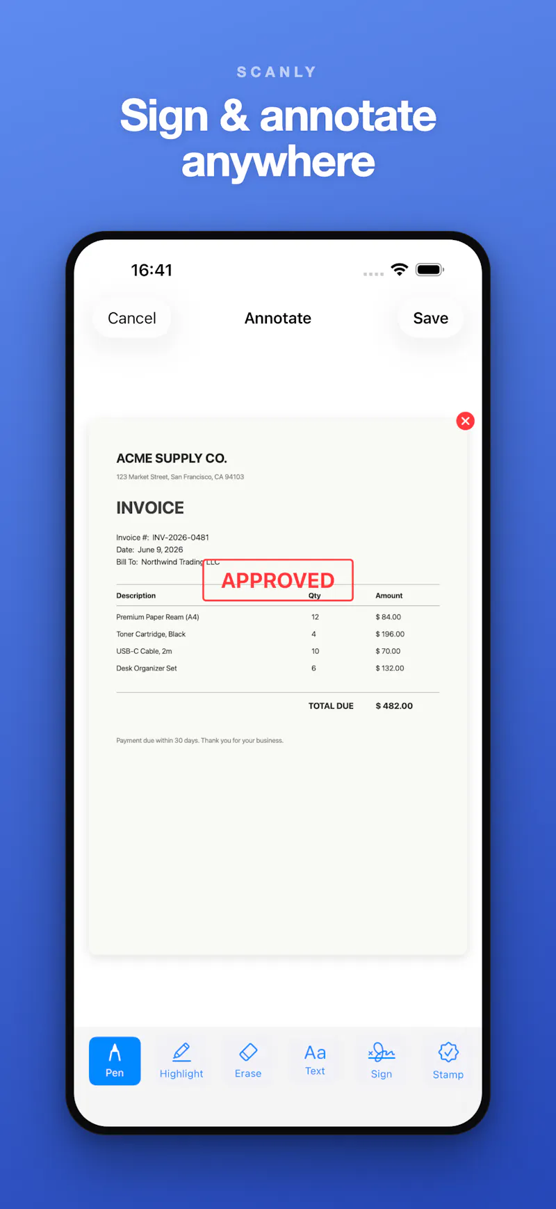 Scanly - Scanner & PDF screenshot 3