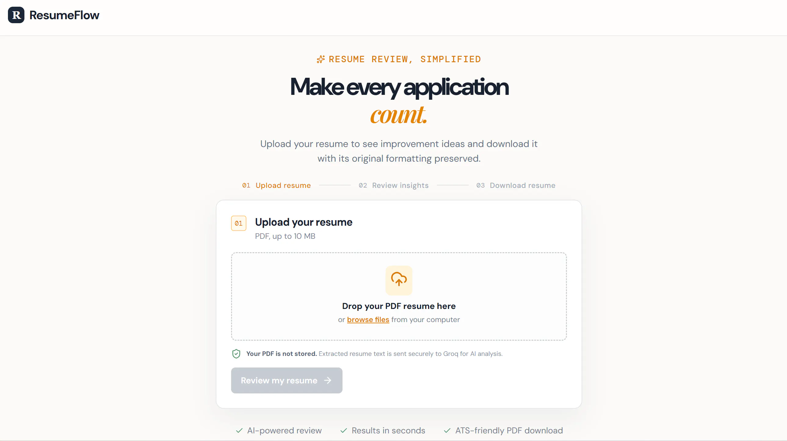 ResumeFlow gallery image