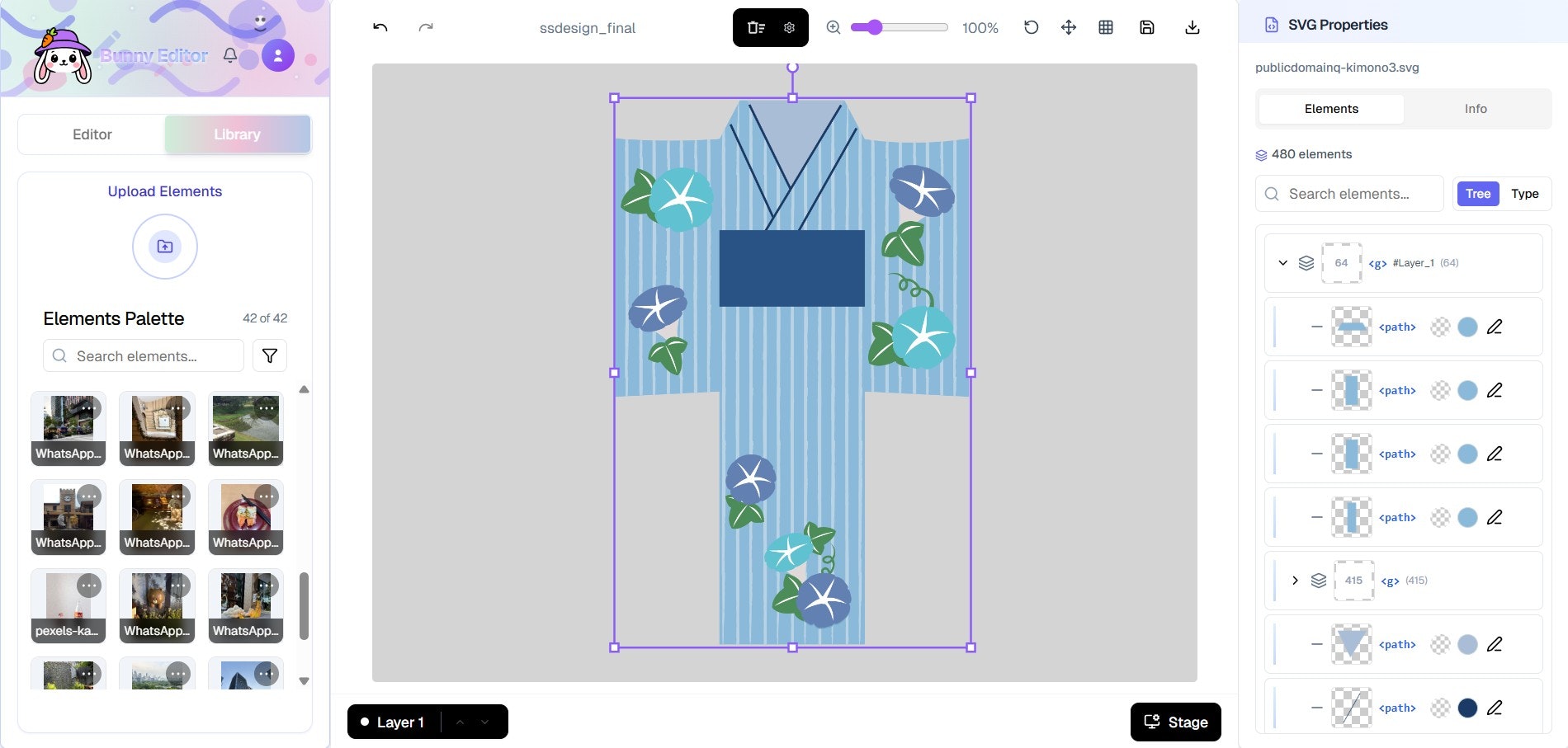  Bunny Editor — Design, Draw & Edit  - Screenshot 5 showing product features and functionality