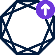 Qrystal Uplink - Product Hunt launch logo and brand identity