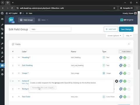 Advanced Custom Fields Copilot gallery image