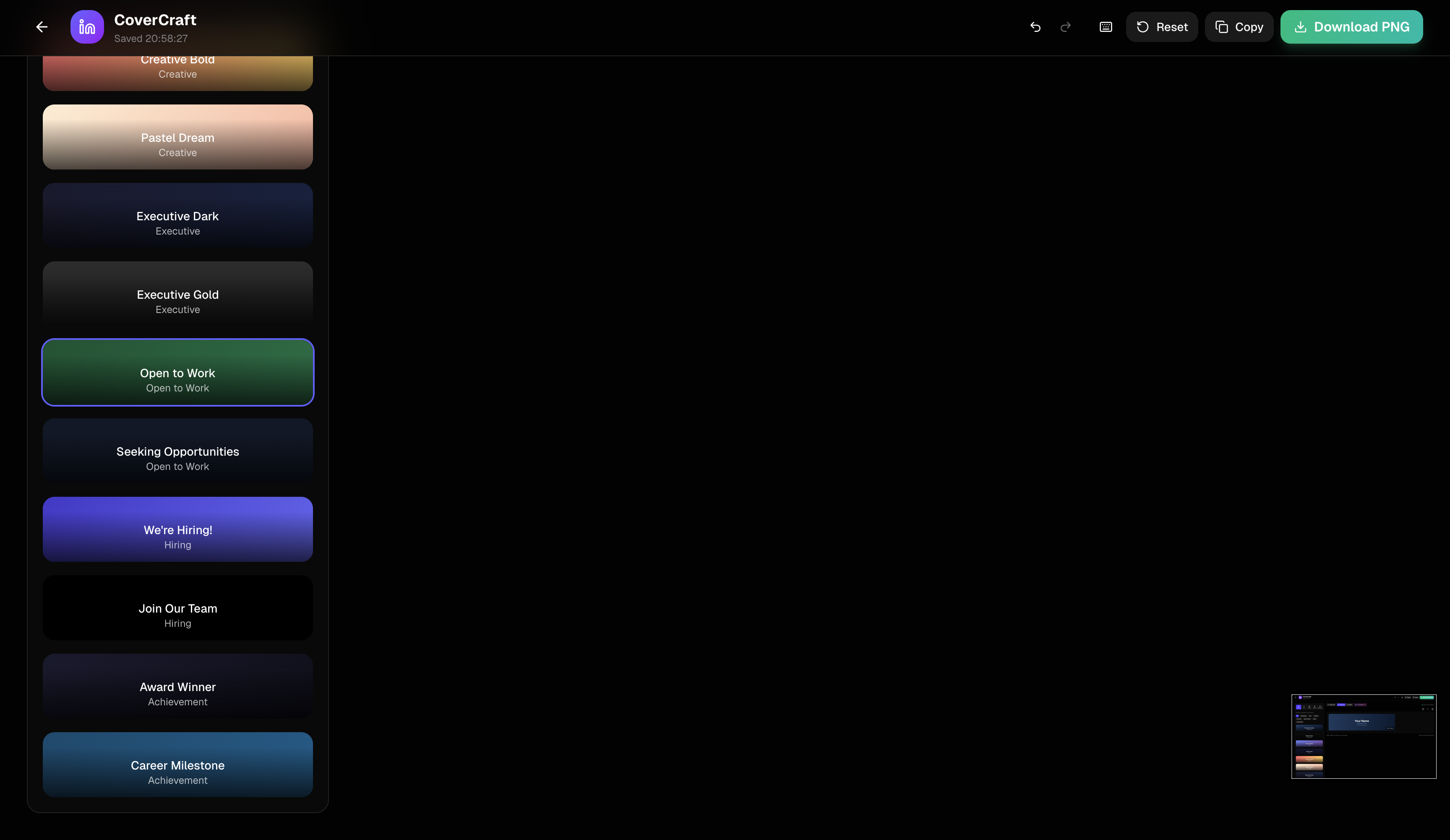 CoverCraft - Linkedin Cover Generator gallery image