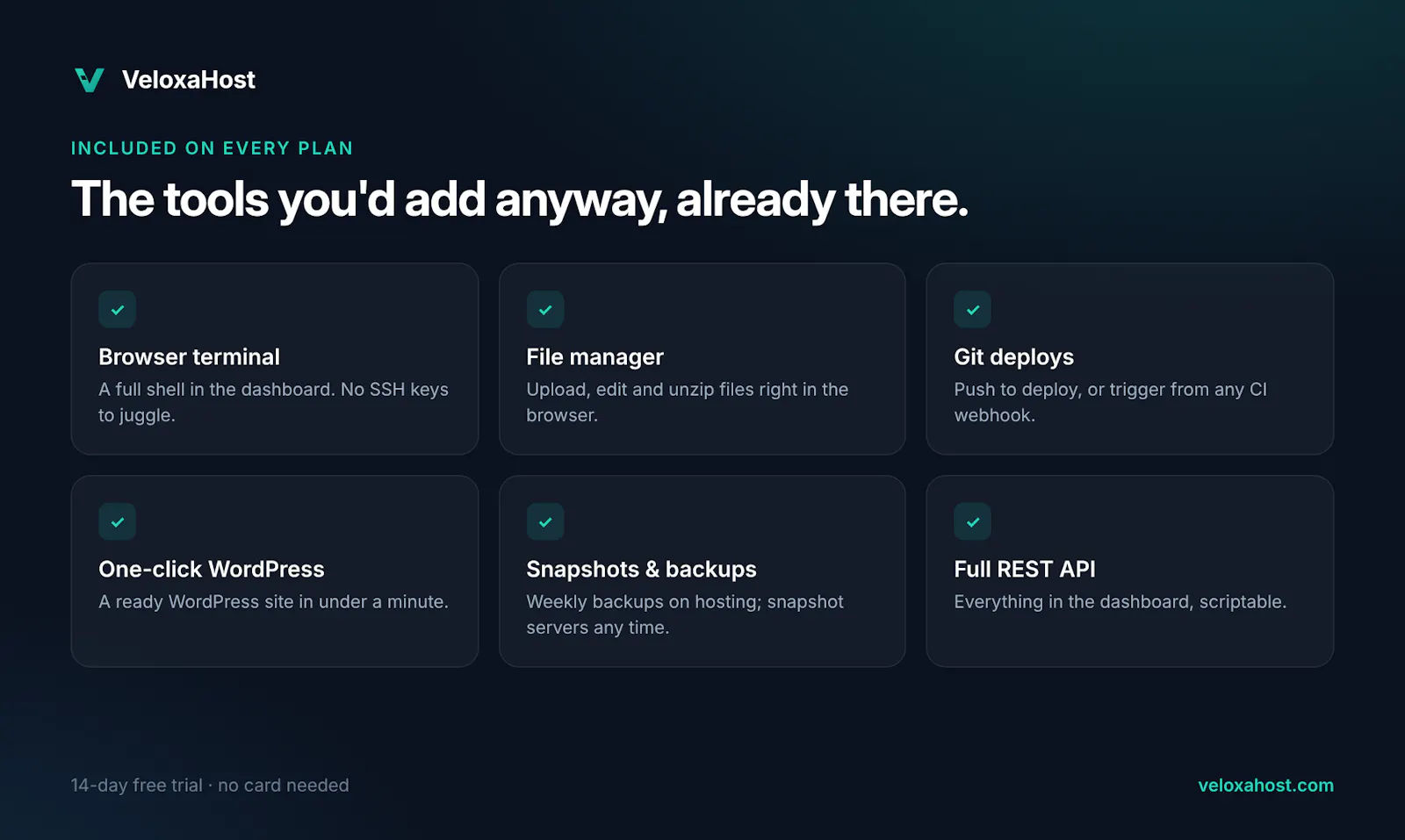 VeloxaHost screenshot 4
