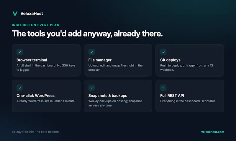VeloxaHost screenshot 4