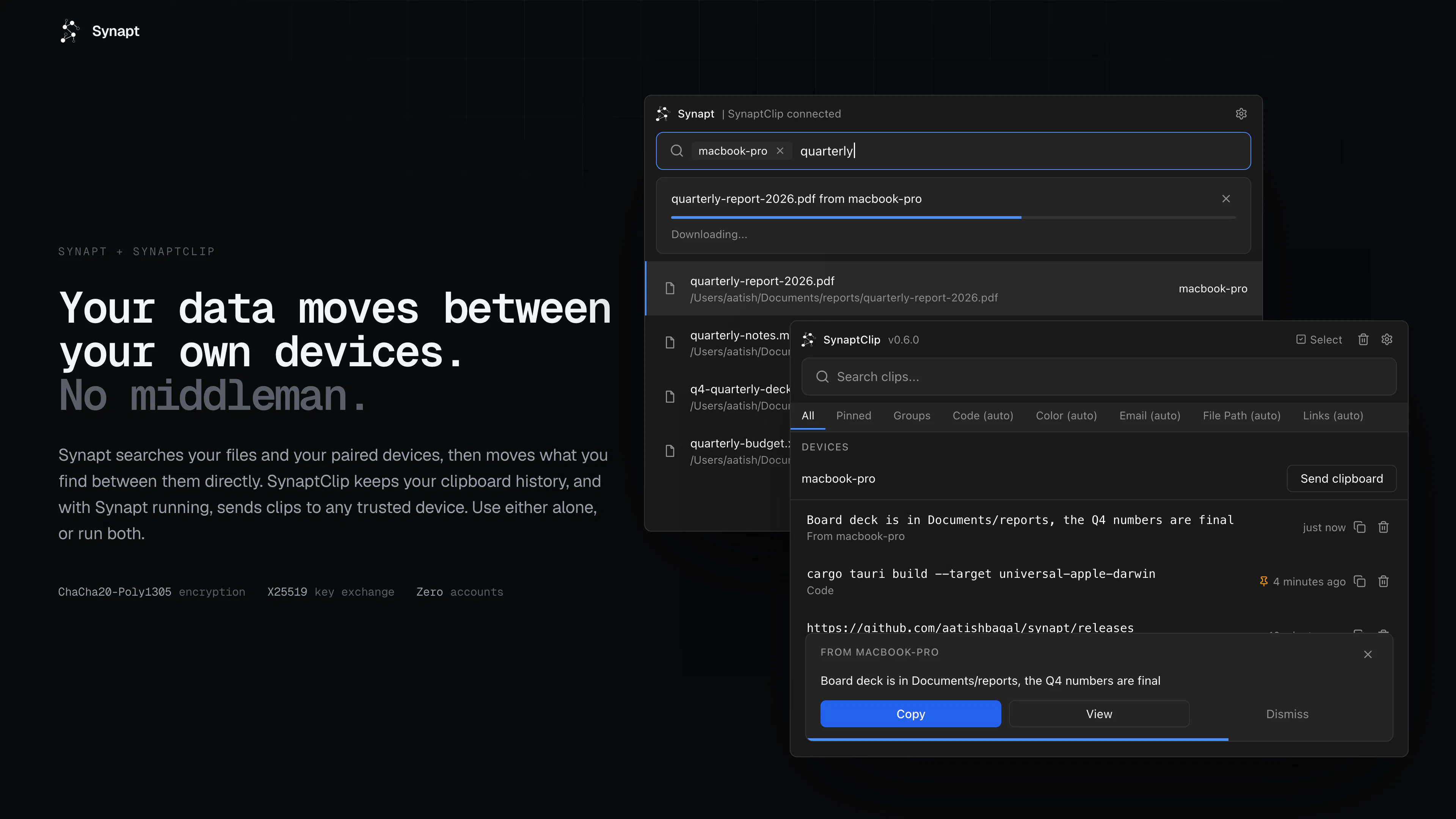 Synapt Desktop gallery image