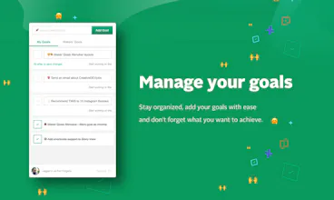Maker Goals Menubar gallery image