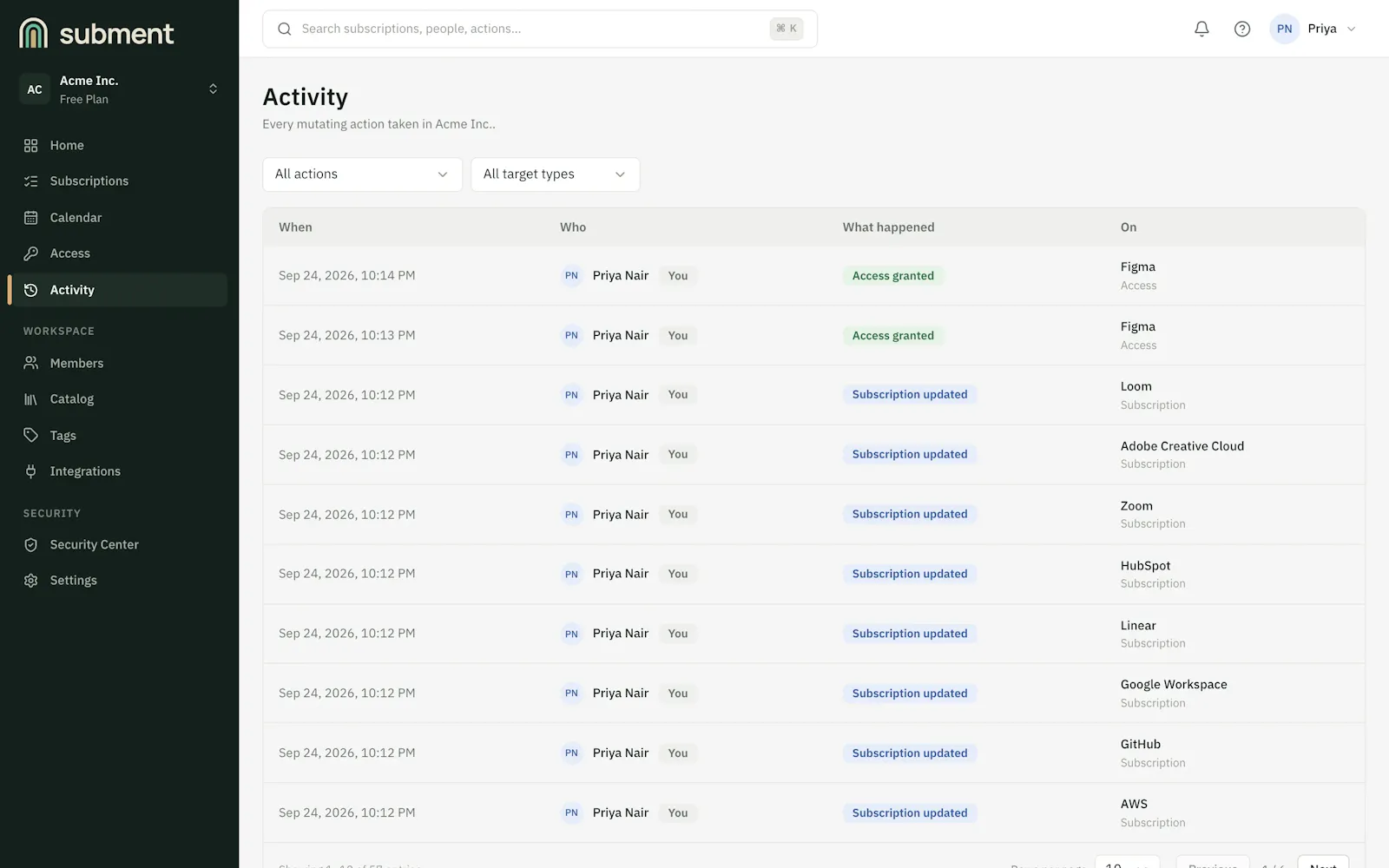 Subment screenshot 7