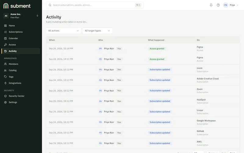 Subment screenshot 7