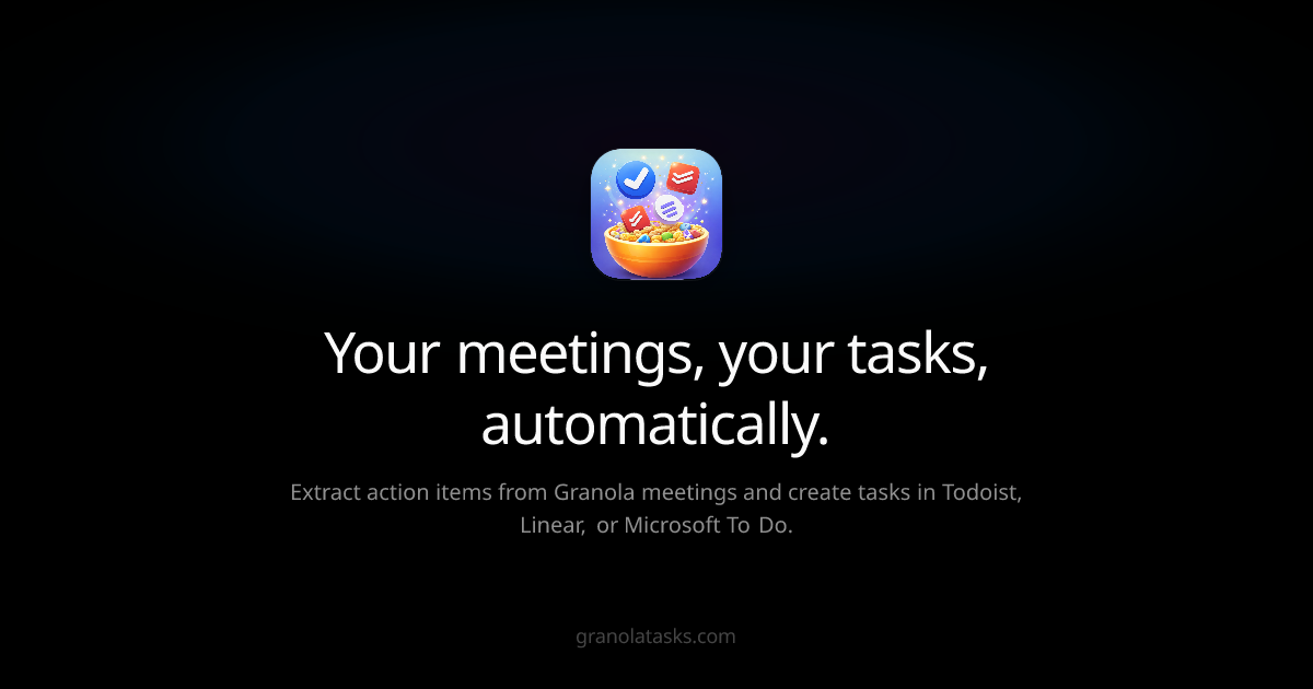 Granola Tasks media 2