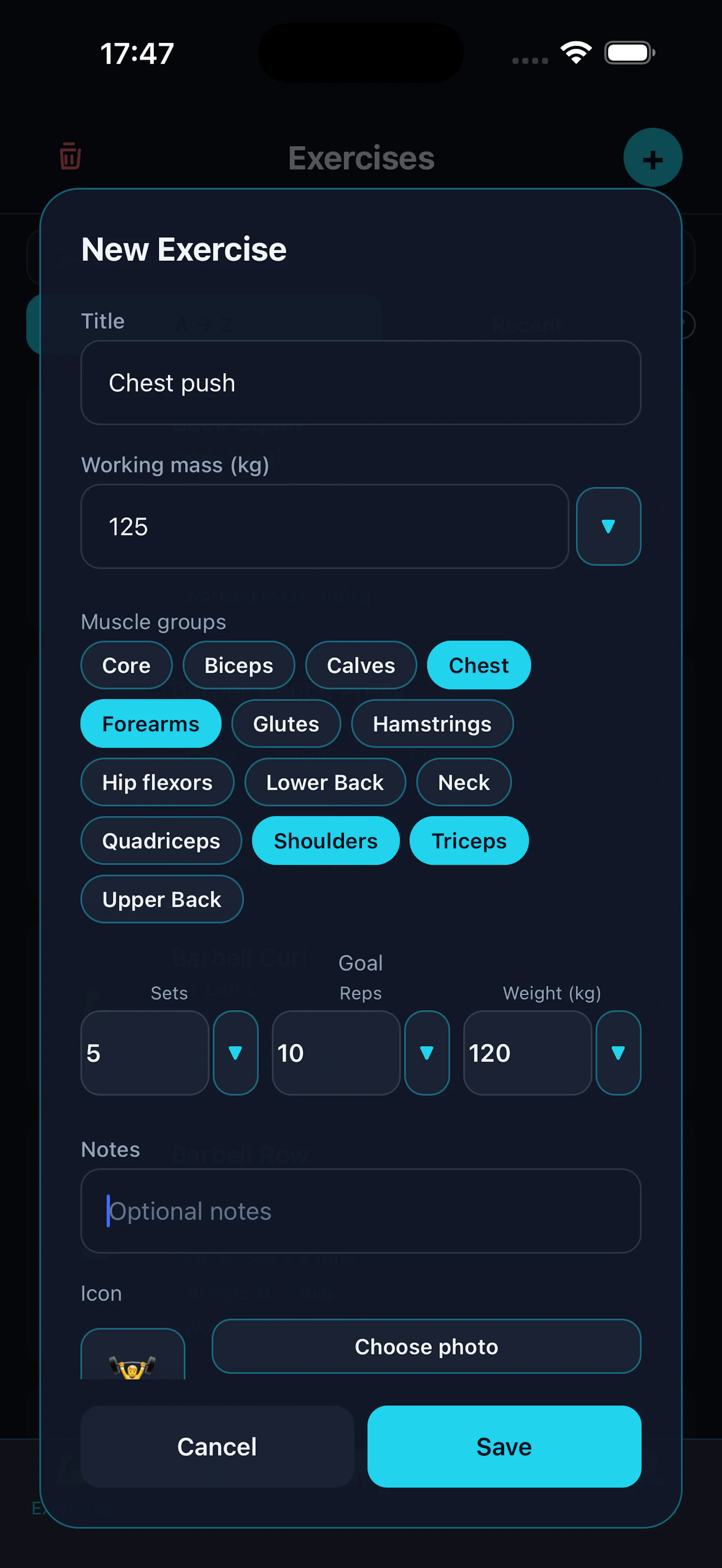 FitTracker Strength Analytics screenshot 8