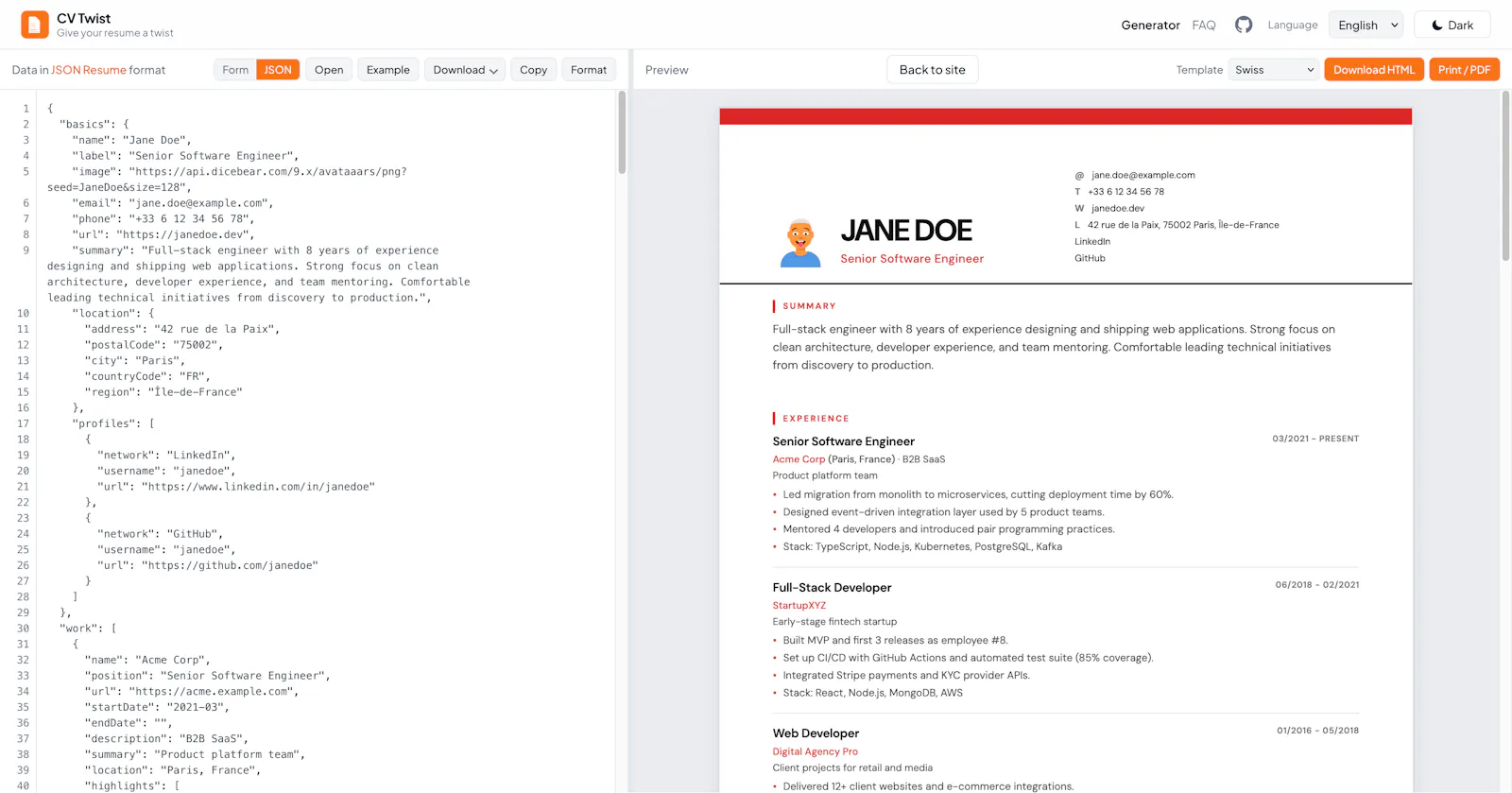 CV Twist screenshot 4