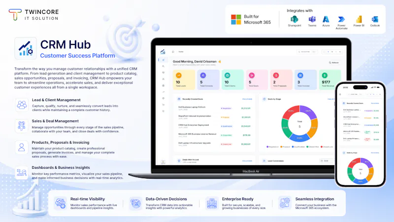 CRM Hub screenshot 2