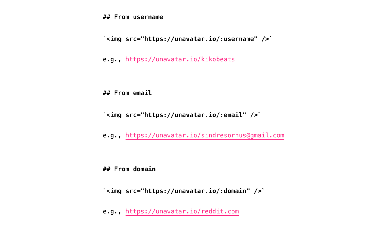 unavatar gallery image