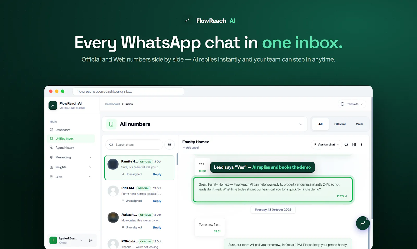 FlowReach AI screenshot 4