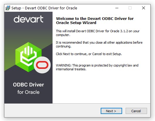 ODBC Driver for Oracle media 1