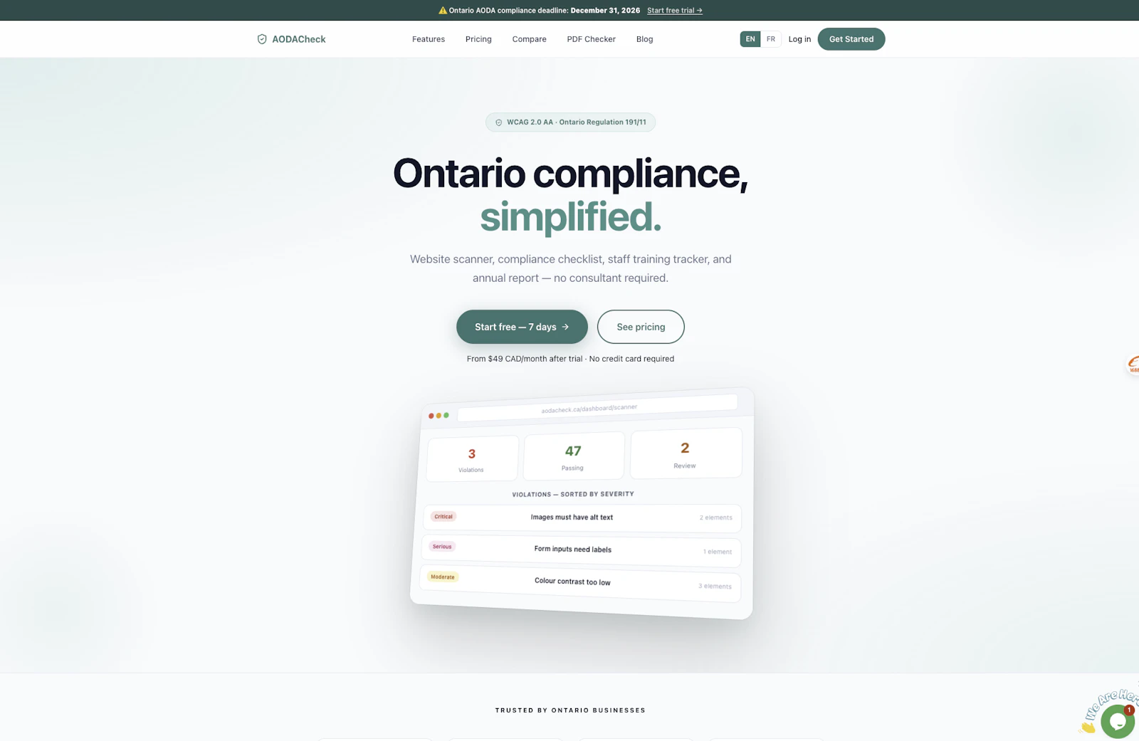 AODACheck screenshot 3