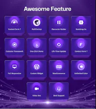 SaaS & Tech Startup WordPress Theme gallery image