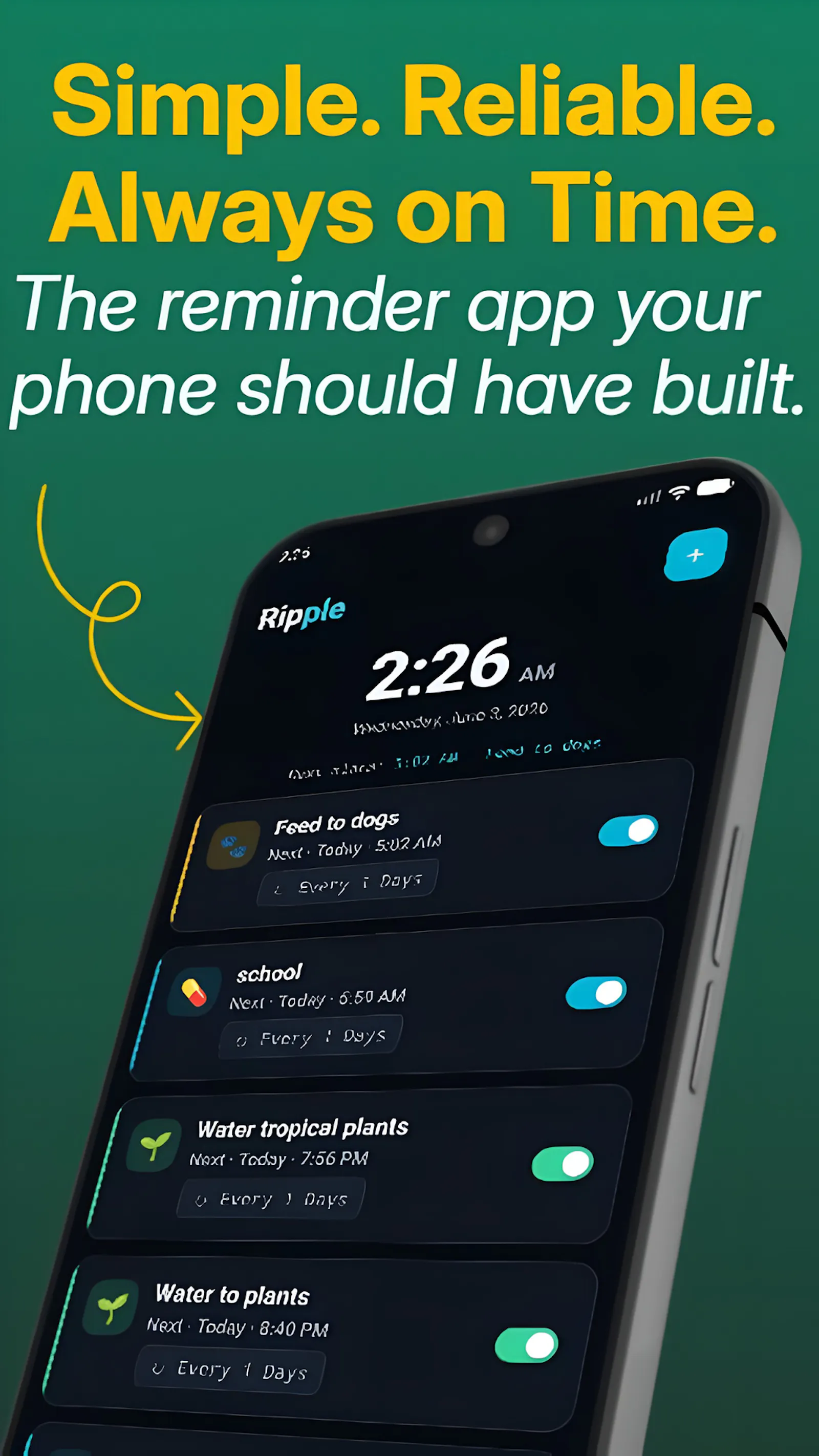 Ripplealarm — Repeat Alarm & Reminder screenshot 3