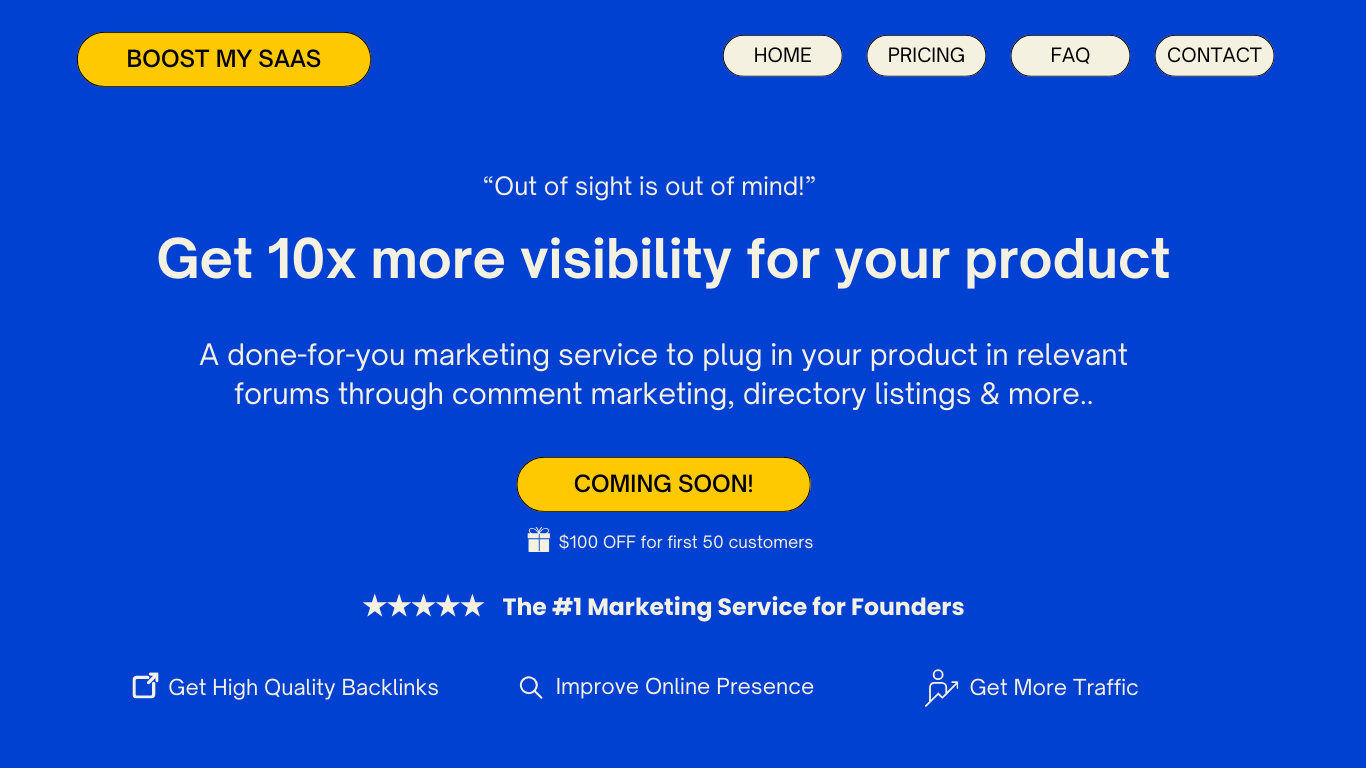 Aumento de mis saas - Obtenga una visibilidad 10x para su producto media 2