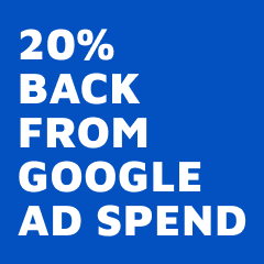 Get 20% back from Google & Meta ad spend