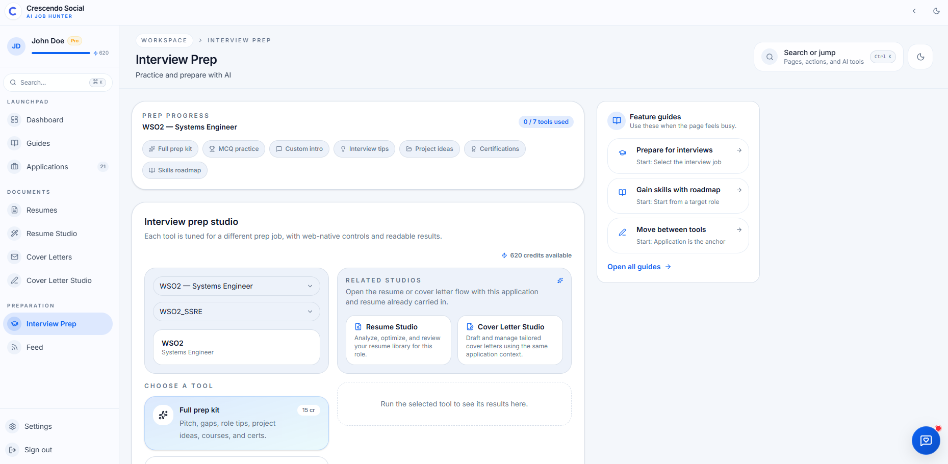 Crescendo Social: AI Job Hunter gallery image
