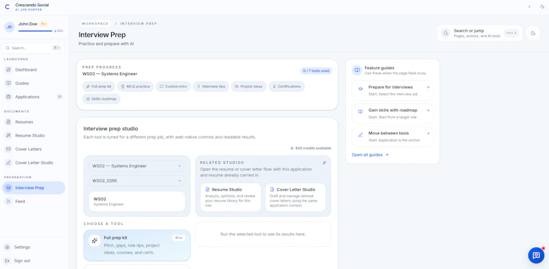 Crescendo Social: AI Job Hunter screenshot 3