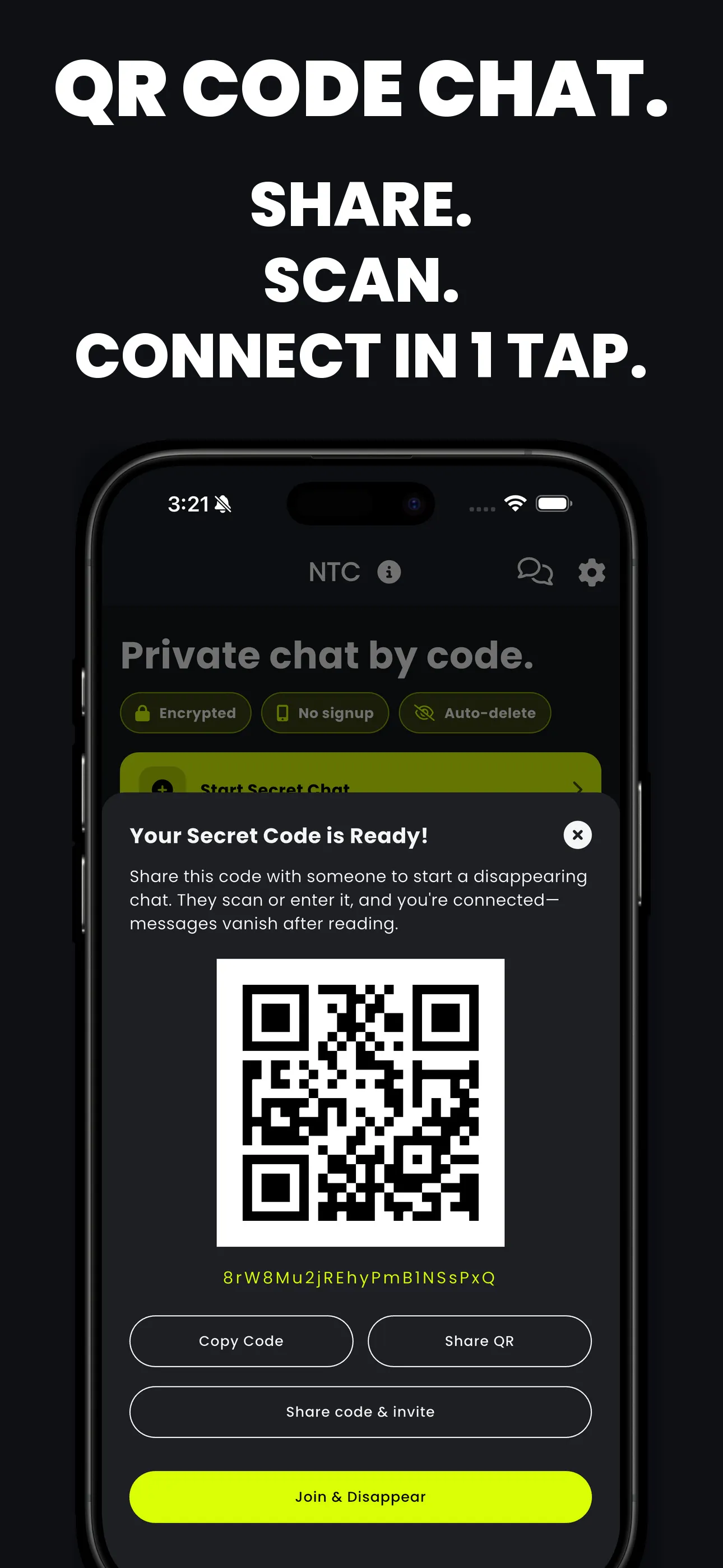 No Trace Chat gallery image