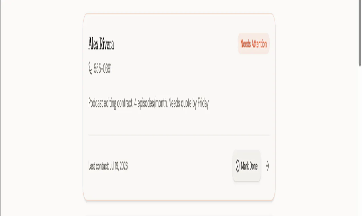 Smart Follow-Up Assistant gallery image