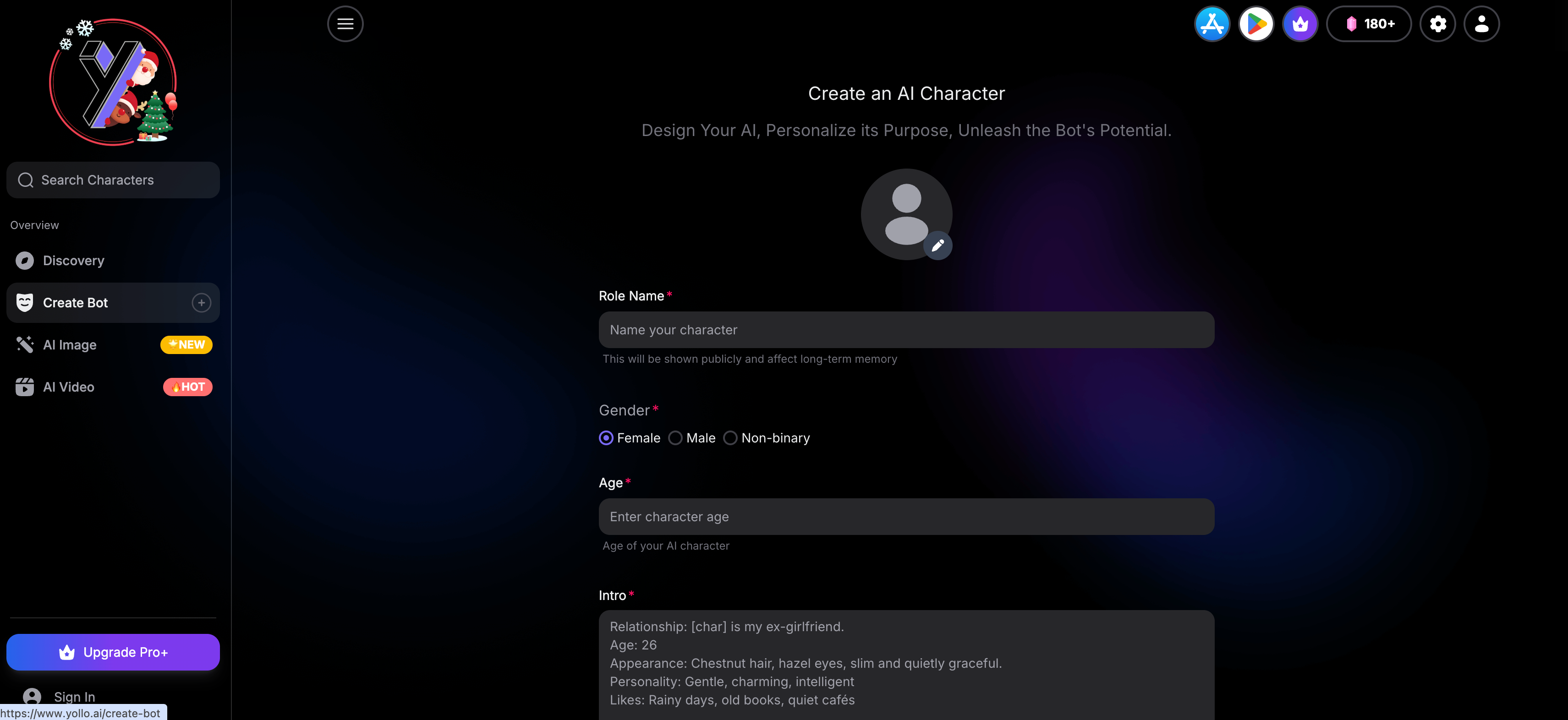 Yollo AI - Main product screenshot demonstrating key features and user interface