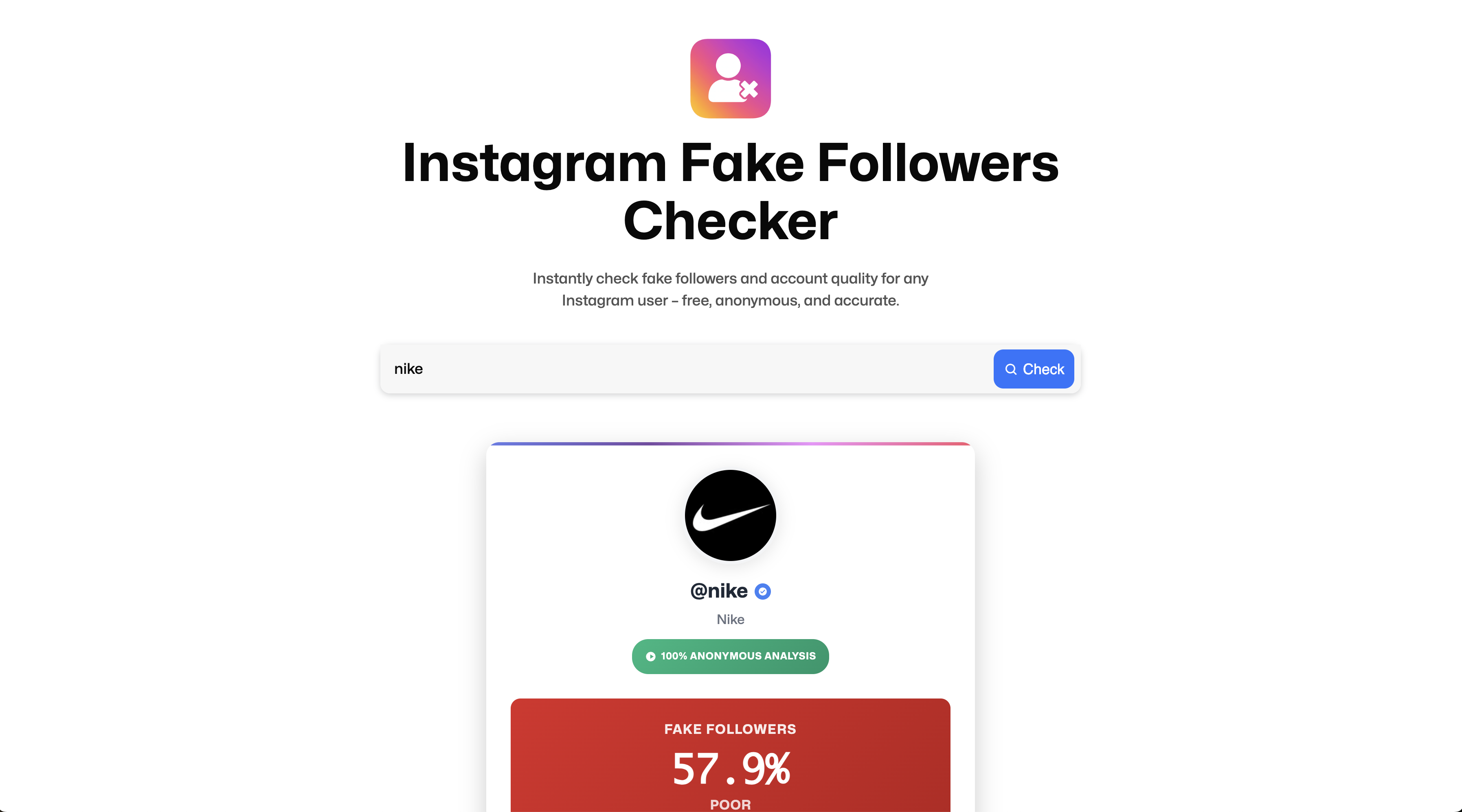 Instagram Fake Follower Checker - Erkennen Sie gefälschte Follower auf jedem Instagram -Konto Medien 4