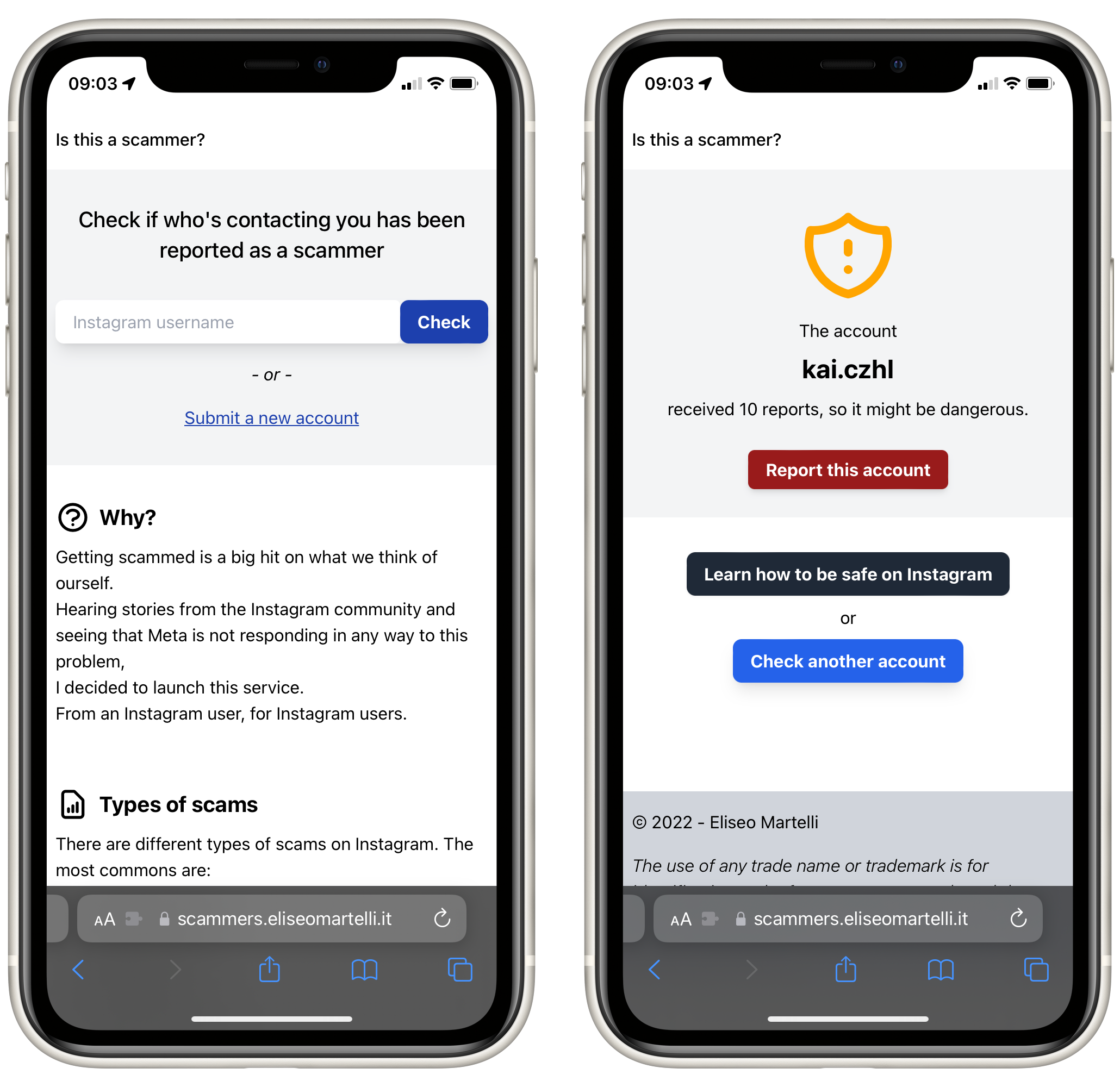 Is dit een oplichter? - Weet of wie contact met u opneemt, is gemeld als oplichter. media 1