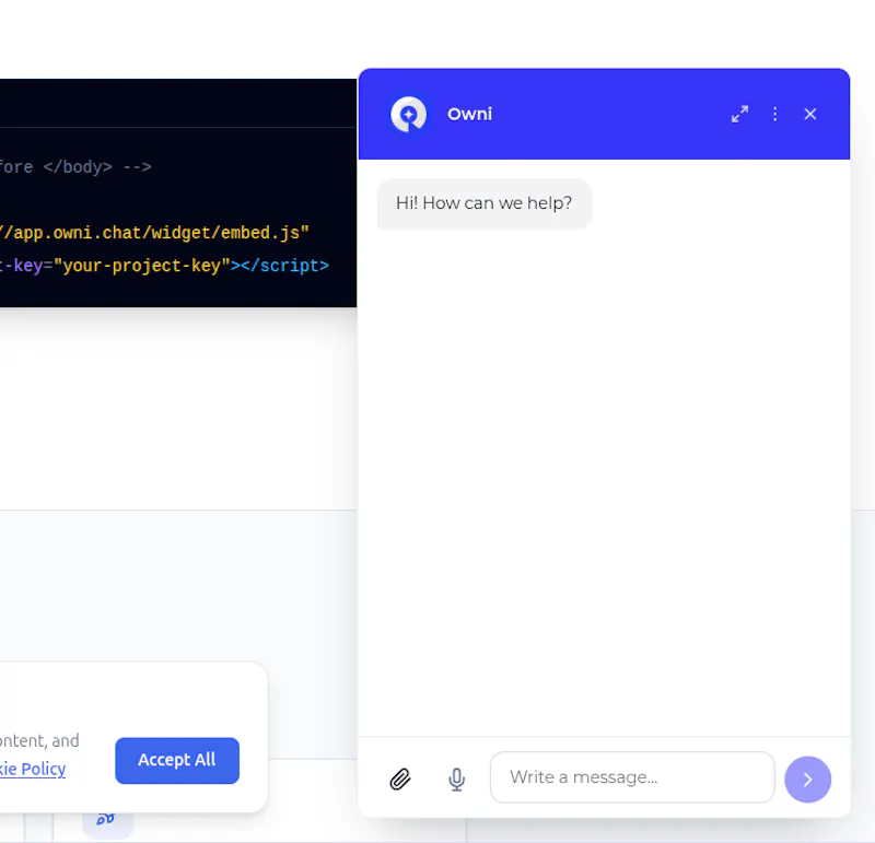 Owni.chat screenshot 1