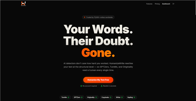 HumanizeWrite screenshot 2