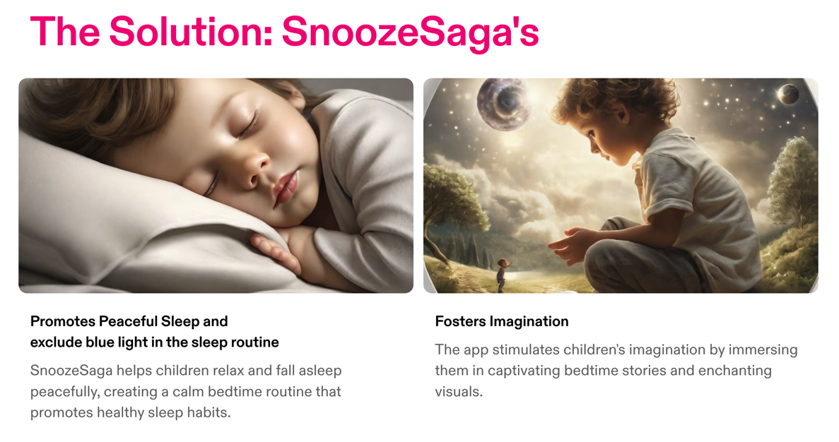 Mídia 4 de Snoozega - Histórias para dormir- com o nome e a respiração do seu filho funcionam nele