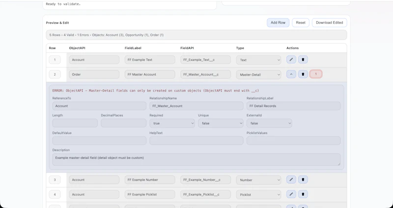 FieldForge for Salesforce screenshot 2