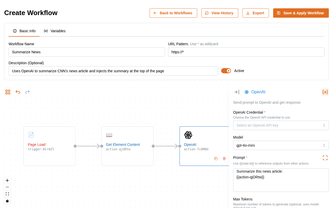 Houdin - Main screenshot showing features and interface