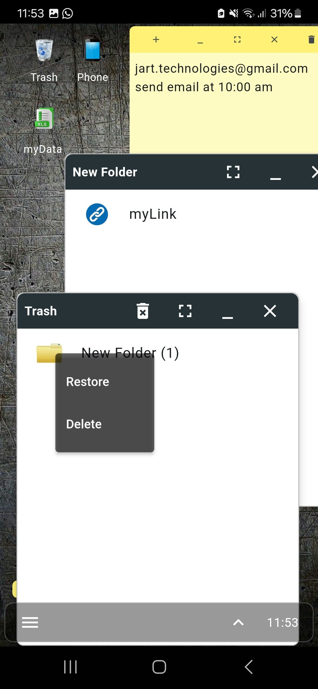 Droiddesktop - 안드로이드를 실제 멀티 태스킹 데스크탑으로 바꾸십시오 미디어 2