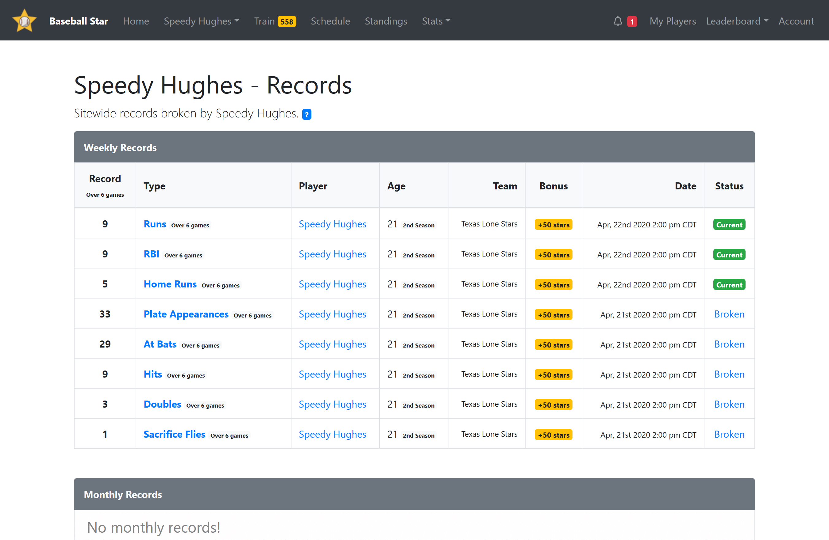 Baseball Star gallery image