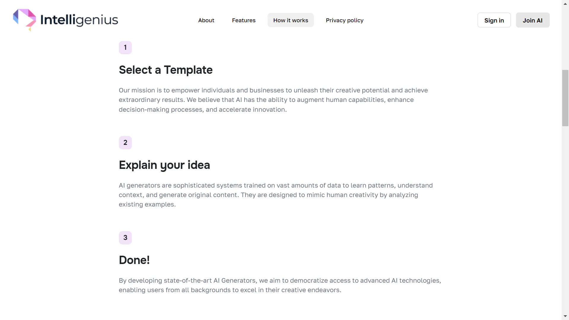 intelligenius.ai gallery image