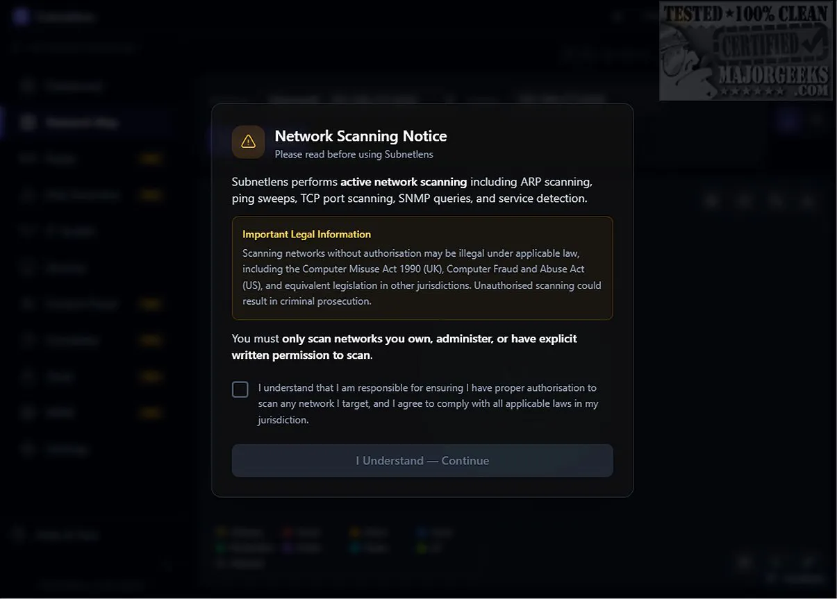 Subnetlens - Network Scanner for Windows gallery image