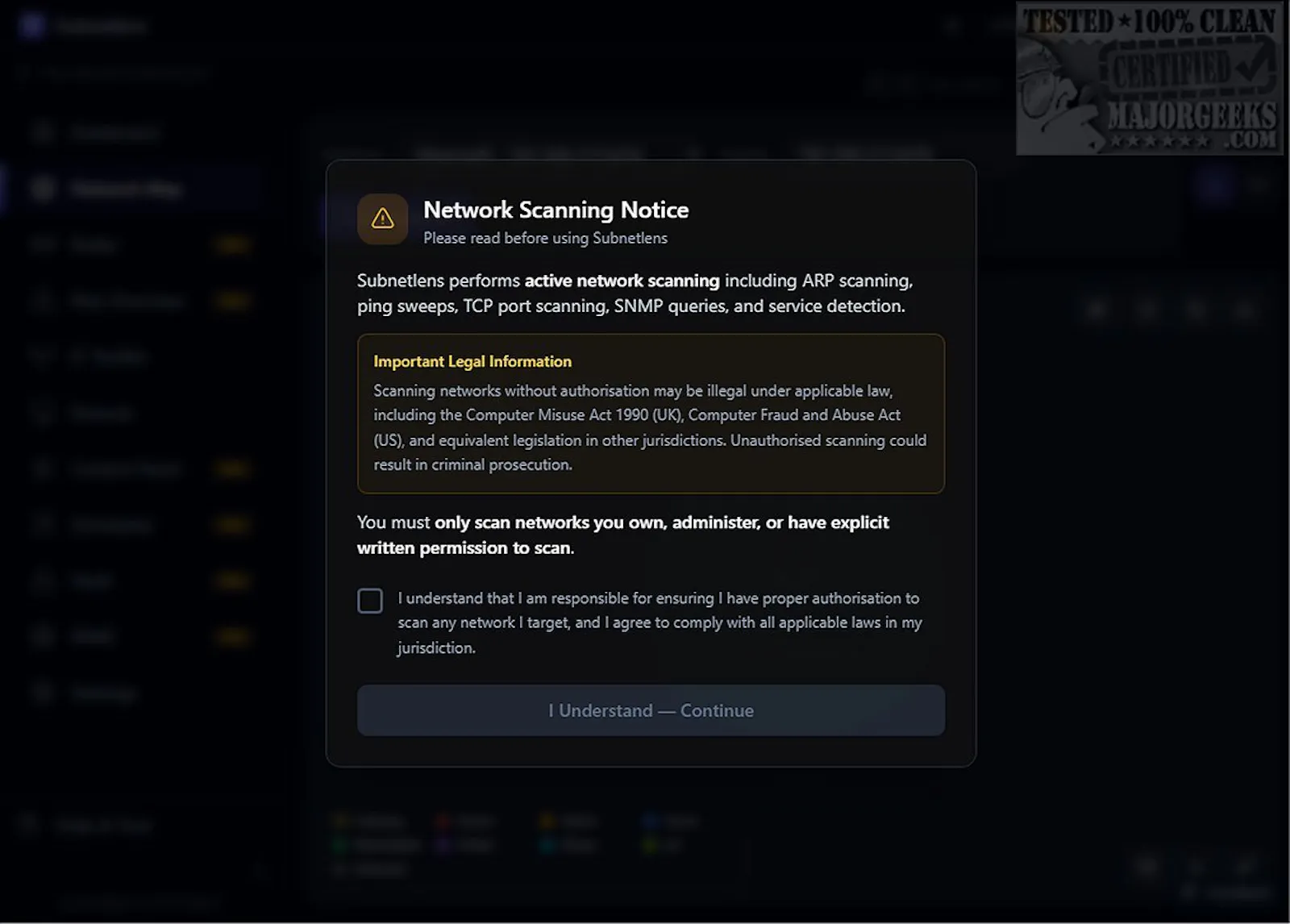 Subnetlens - Network Scanner for Windows screenshot 4