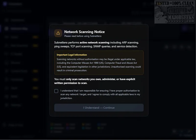 Subnetlens - Network Scanner for Windows screenshot 4