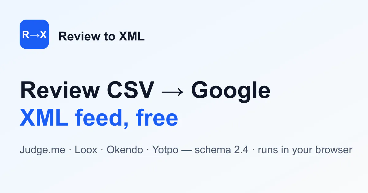 Review to XML gallery image